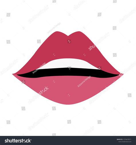 Mouth Emoji Vector Stock Vector (Royalty Free) 1274679571 | Shutterstock