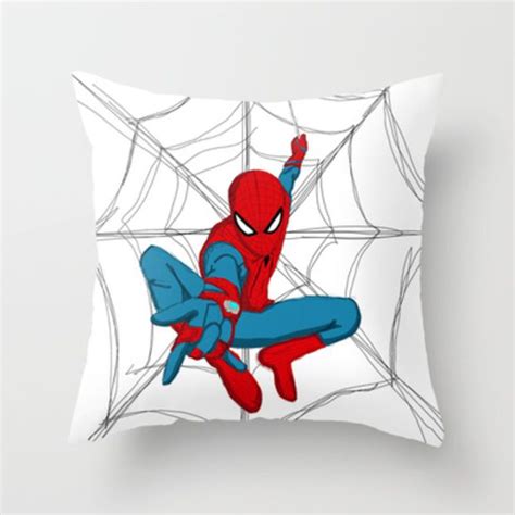 The Amazing Spiderman! Throw Pillow by Steve Wade | Throw pillows ...