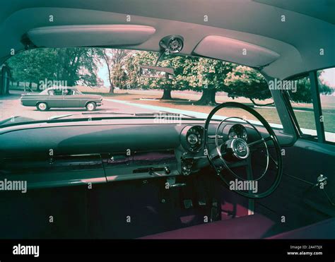 1959 Vauxhall Cresta PA interior Stock Photo - Alamy