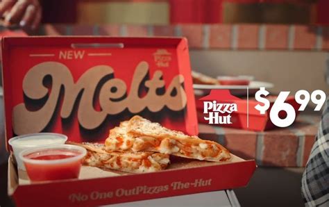 Pizza Hut Melts $6.99 Commercial Song in 2023 | Pizza hut, New pizza, Food