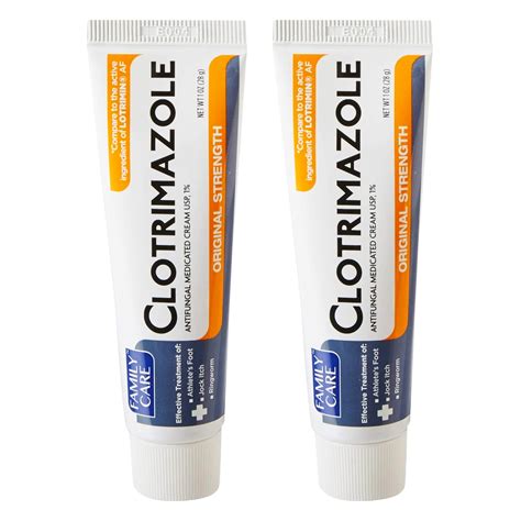 Buy 2 Pk. Family Care Clotrimazole Anti-Fungal Cream, 1% USP Online at ...