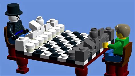 LEGO CHESS BOARD - how to make a LEGO checkerboard - YouTube