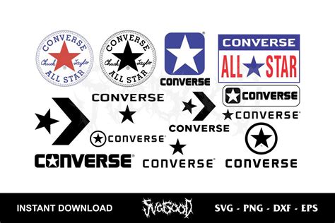 Converse Logo SVG Bundle Cut File - SVGGOOD