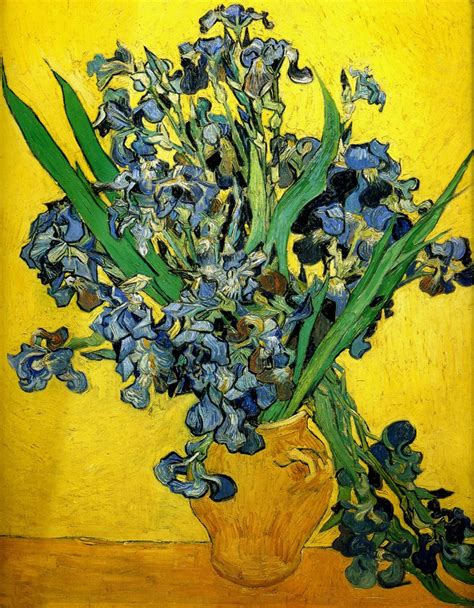 1890 Van Gogh Les Iris, Irises,Huile sur toile, 92x73,5 cm_1 | Van gogh ...