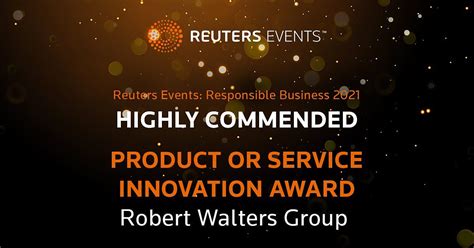 Robert Walters Group 'Highly Commended' at Reuters Events: Responsible ...