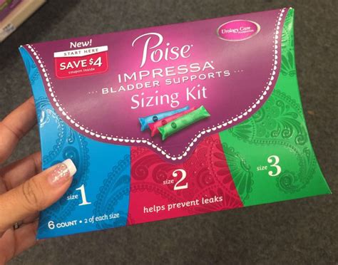 Free Poise Impressa Sizing Kit - Profreebies-fan