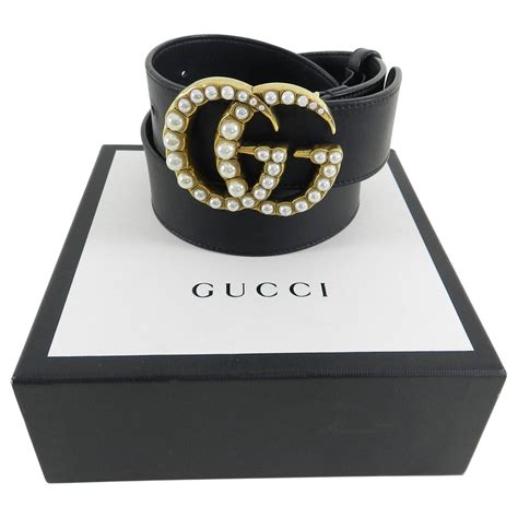 Gucci Marmont Pearl GG Buckle Belt - large – I MISS YOU VINTAGE