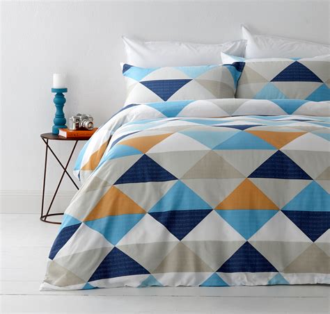 In2Linen Tanika Orange Double Bed Quilt Cover Set | Free Shipping