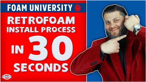 RetroFoam Install Process in 30 Seconds | Foam University by RetroFoam ...