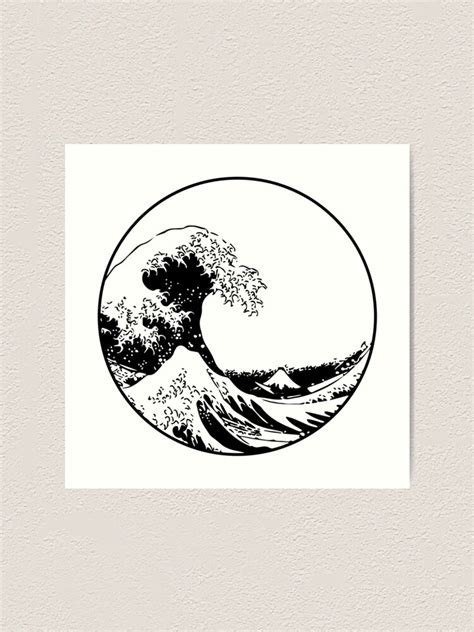 "The Great Wave off Kanagawa" Art Print for Sale by kontorasuto | Redbubble