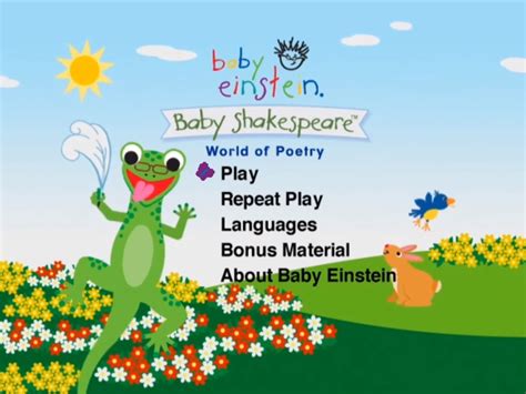 osztály Létrehozni Átmenet baby einstein dvd menu Elcsór ma este ...