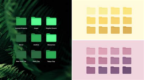 25 Aesthetic Folder Icons For Desktop Mac And Pc Gridfiti | Images and ...