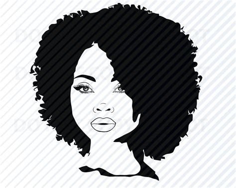 Black Woman Silhouette Clip Art