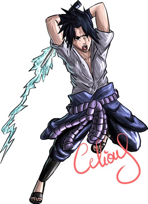 Sasuke : Chidori by Celious on DeviantArt