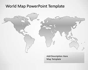 Free Vector Map of the World for PowerPoint