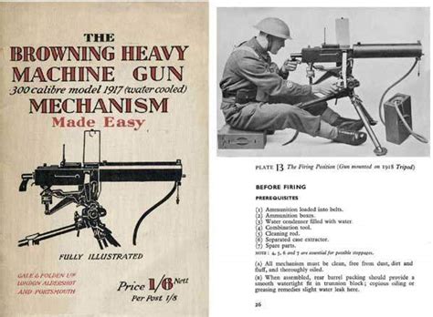 Browning 1942 M1917 HMG .300 Cal Mech Made Easy- Manual - Cornell ...