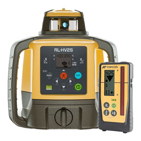 TOPCON RL-HV SERIES INSTRUCTION MANUAL Pdf Download | ManualsLib