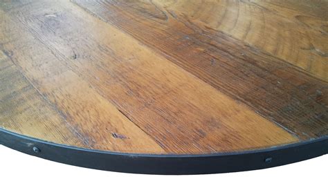 Round Reclaimed Wood Tabletops | Restaurant & Cafe Supplies Online ...