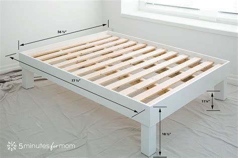 How To Build A Wood Bed Frame - Encycloall