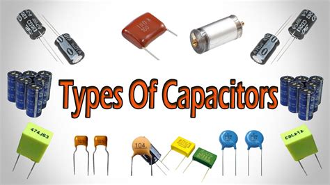 Types of Capacitor | Different Types of capacitor | Capacitor Types ...