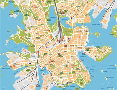 Helsinki Vector Map | Vector World Maps