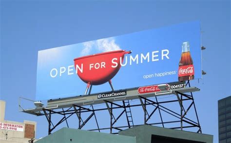 Coca-Cola Open for Summer Billboard and Print Campaign 2013 - THE BIG AD