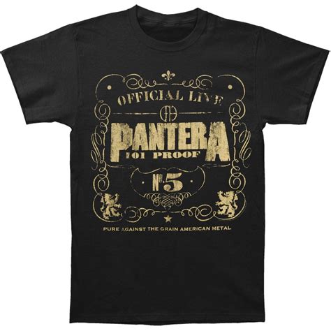 Pantera Men's 101 Proof T-shirt Black - Walmart.com