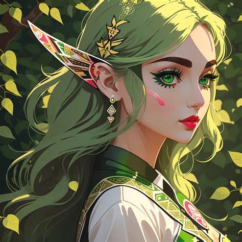 The Green Elf #2 by HayamiStudios on DeviantArt