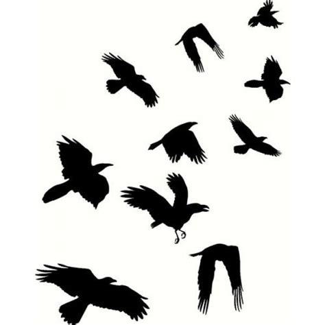 alternate flock view | Black bird tattoo, Crow tattoo, Crow silhouette