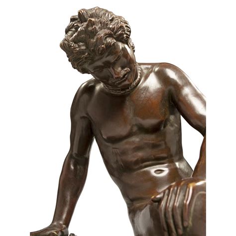 Italian 19th Century Patinated Bronze Statue of 'The Dying Gaul' For ...