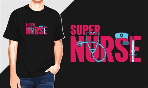 Super Nurse T-shirt Design 23980097 Vector Art at Vecteezy