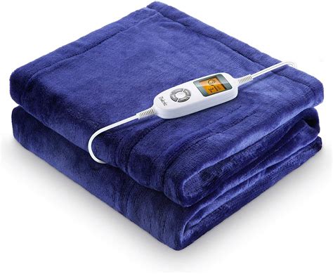 Heated Blanket iTeknic Electric Blanket Throw 60"x 50" 10 Fast Heating ...