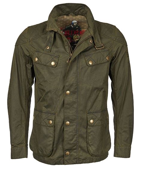 Men's Barbour Steve McQueen Double Colour Jacket - Olive | Barbour ...