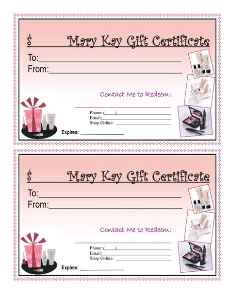 Free Mary Kay Printables - Free Templates Printable