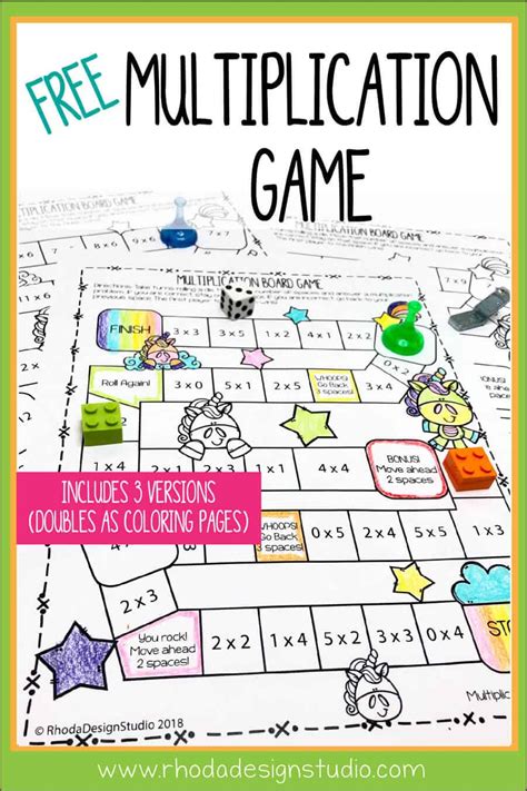 Printable Multiplication Games