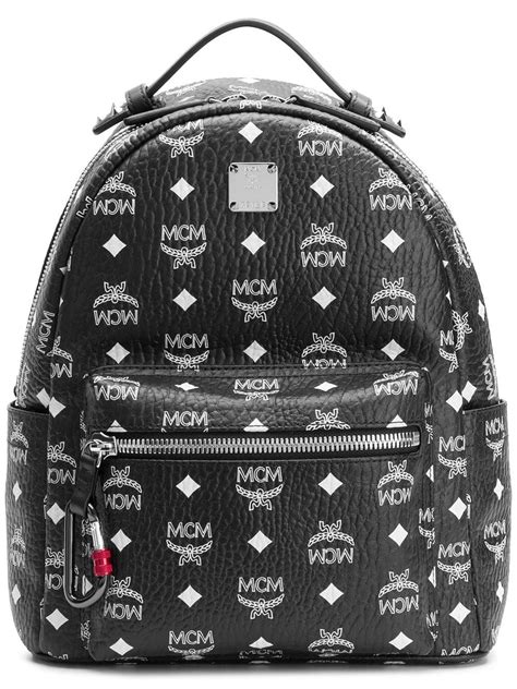 MCM - logo print backpack - backpacks | Mcm bags, Womens backpack ...