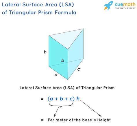 Lateral Area of Triangular Prism - Formula, Examples, Definition