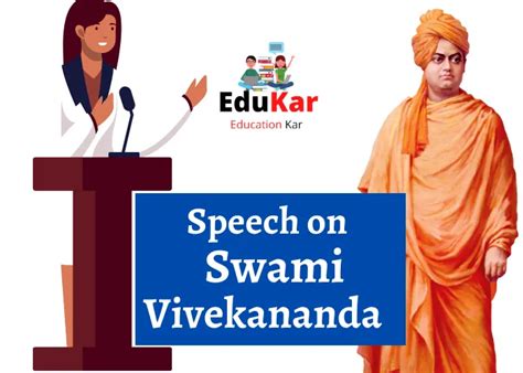 Speech On Swami Vivekananda [Short & Long] - Edukar India