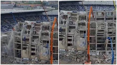 Shocking: Watch Barcelona’s iconic Camp Nou stadium demolished with ...