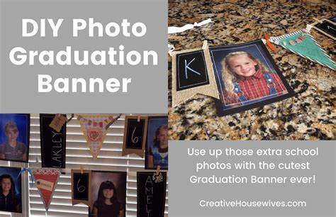 DIY GRADUATION BANNER - Creative Housewives