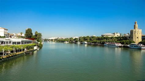 The Majestic Guadalquivir River in Seville, Spain