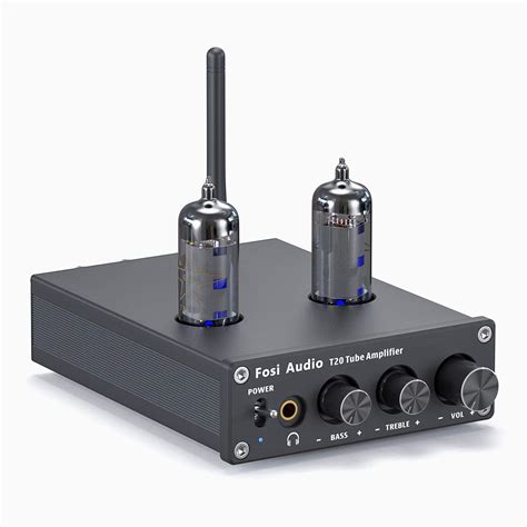 Fosi Audio T20 Bluetooth Tube Amplifier Stereo Receiver 2 Channel Class ...