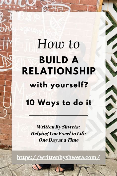 How to Build a Relationship with Yourself? 10 Simple Steps towards Self ...