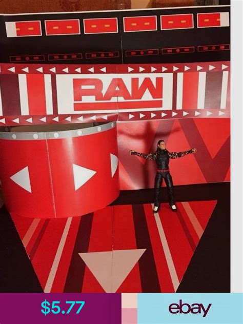 *READ DESCRIPTION* WWE RAW 2018 ELITE SCALE ENTRANCE STAGE CUSTOM ...