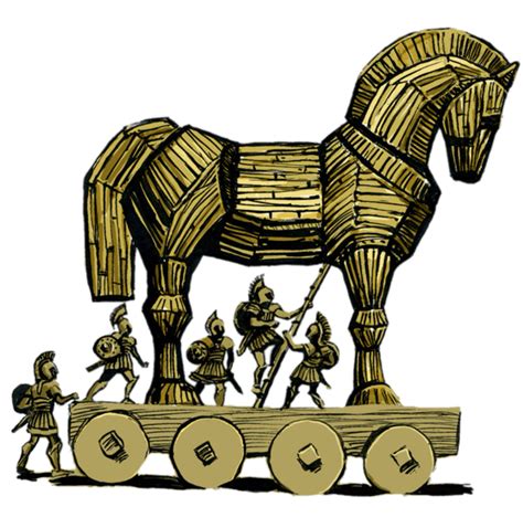 Trojan Horse Illustration transparent PNG - StickPNG