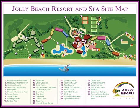 Antigua Resorts | Map Layout Jolly Beach Resort | Another Day N ANTIGUA ...