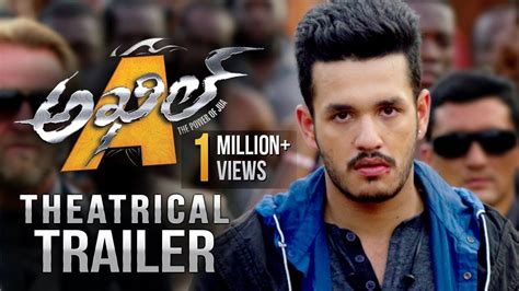 Akhil Theatrical Trailer || Akhil Akkineni, Sayyeshaa Saigal || VV ...