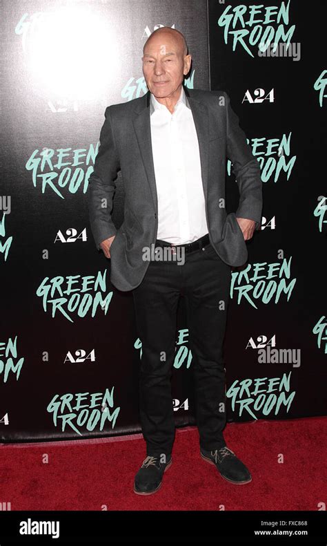 Los Angeles, CA, USA. 13th Apr, 2016. Patrick Stewart. ''Green Room ...