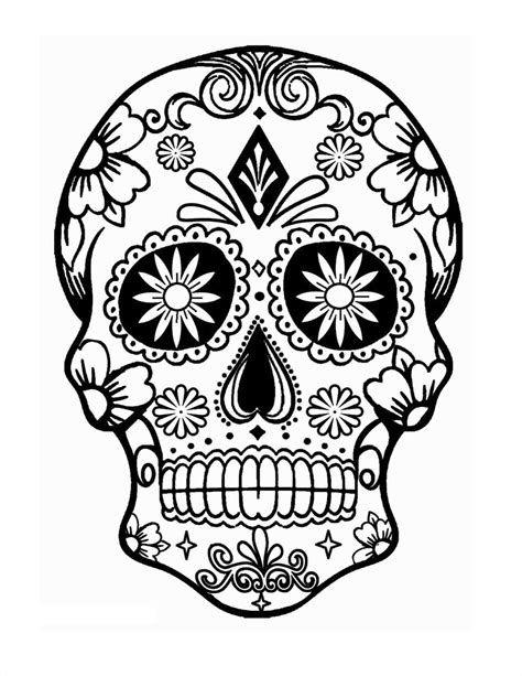 Sugar Skulls Drawing at GetDrawings | Free download