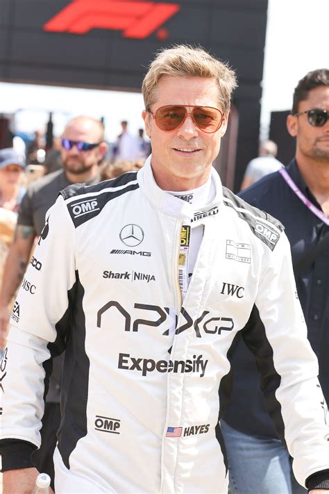 'Ageless' Brad Pitt suits up to film Formula 1 movie at British Grand Prix